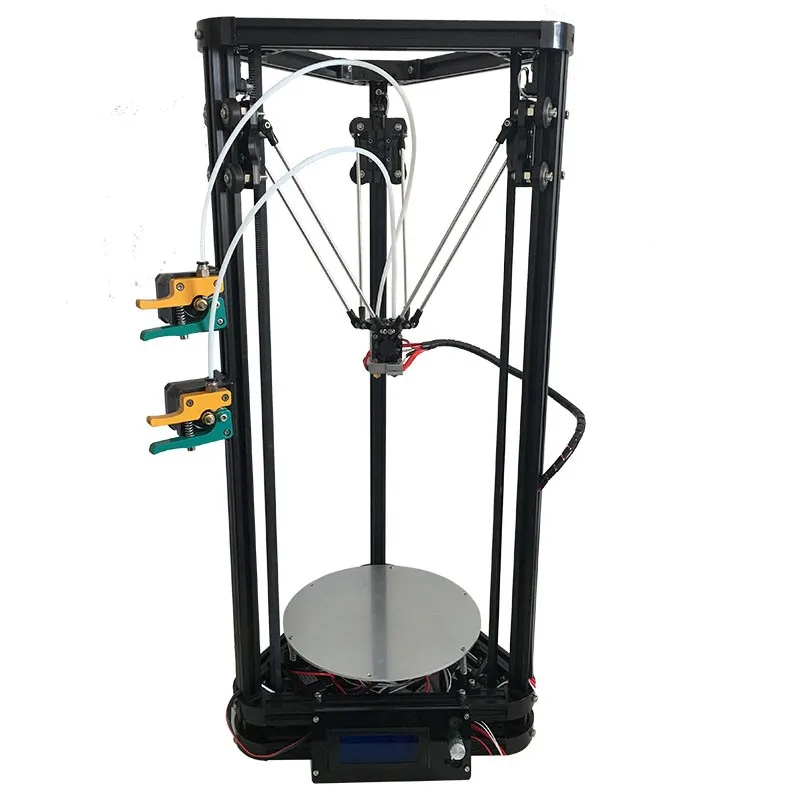 Высокая точность HE3D reprap K200 Дельта DIY 3D принтер комплект автоматическое выравнивание металлический междугородной экструдер