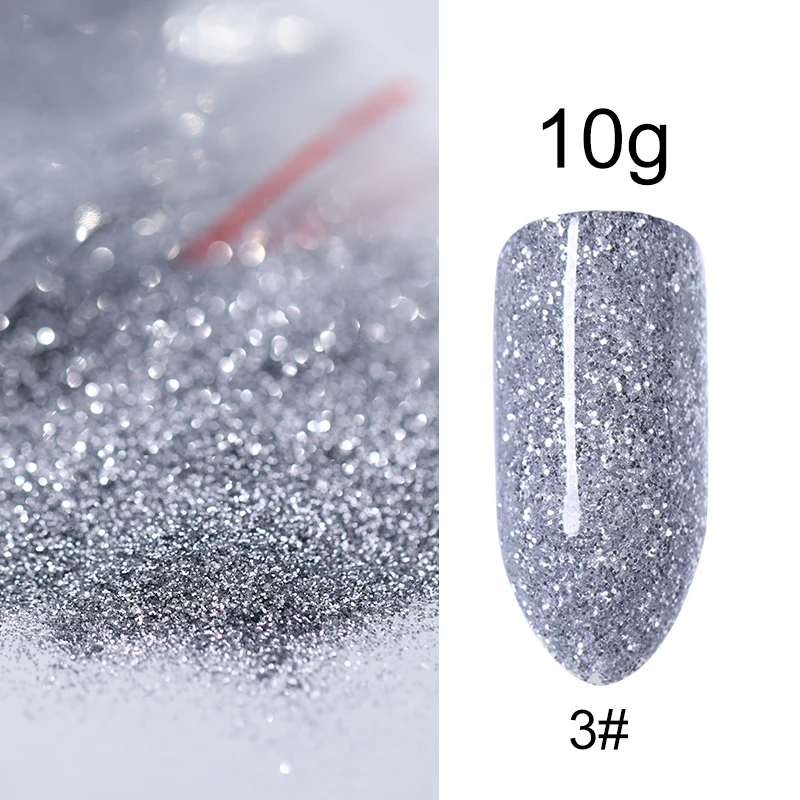 1 Box Chameleon Mirror Nail Glitter Powder Neon Aurora Effect Mermaid Nail Art Dust Chrome Pigment Manicure Decoration