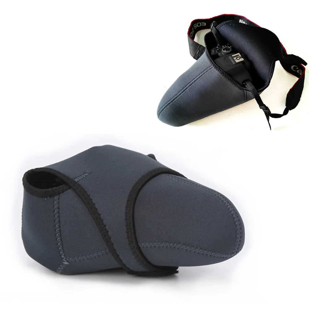 

Neoprene Camera Cover Case bag for Canon EOS 100D 350D 400D 500D 550D 600D 650D 700D 760D 1000D 1200D 18-55mm protective pouch