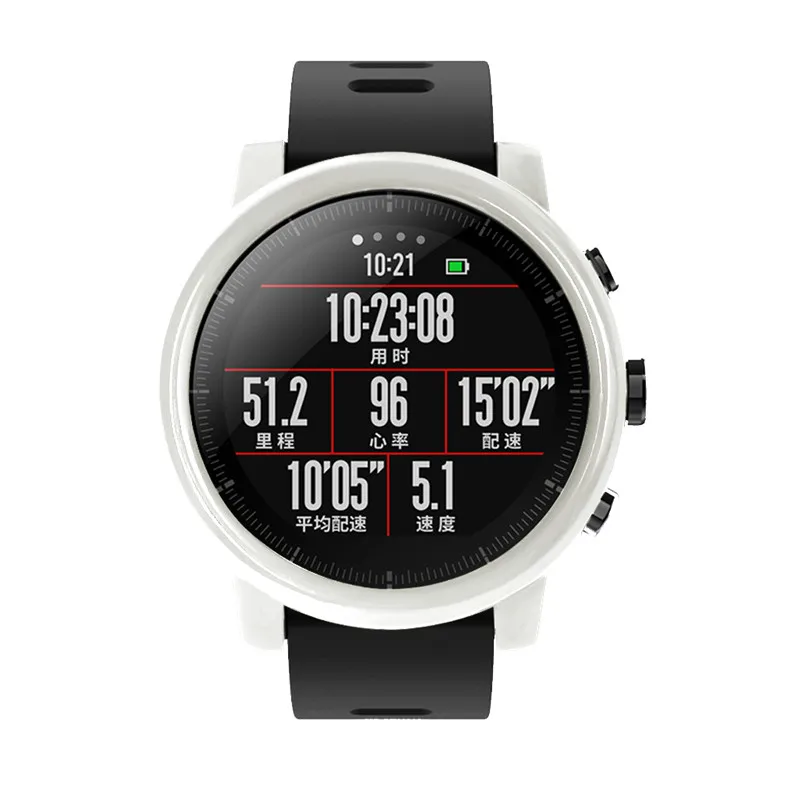 6in1 для оригинальный Xiaomi Huami Amazfit Stratos 2 защитный чехол смарт часы спортивные + 2S