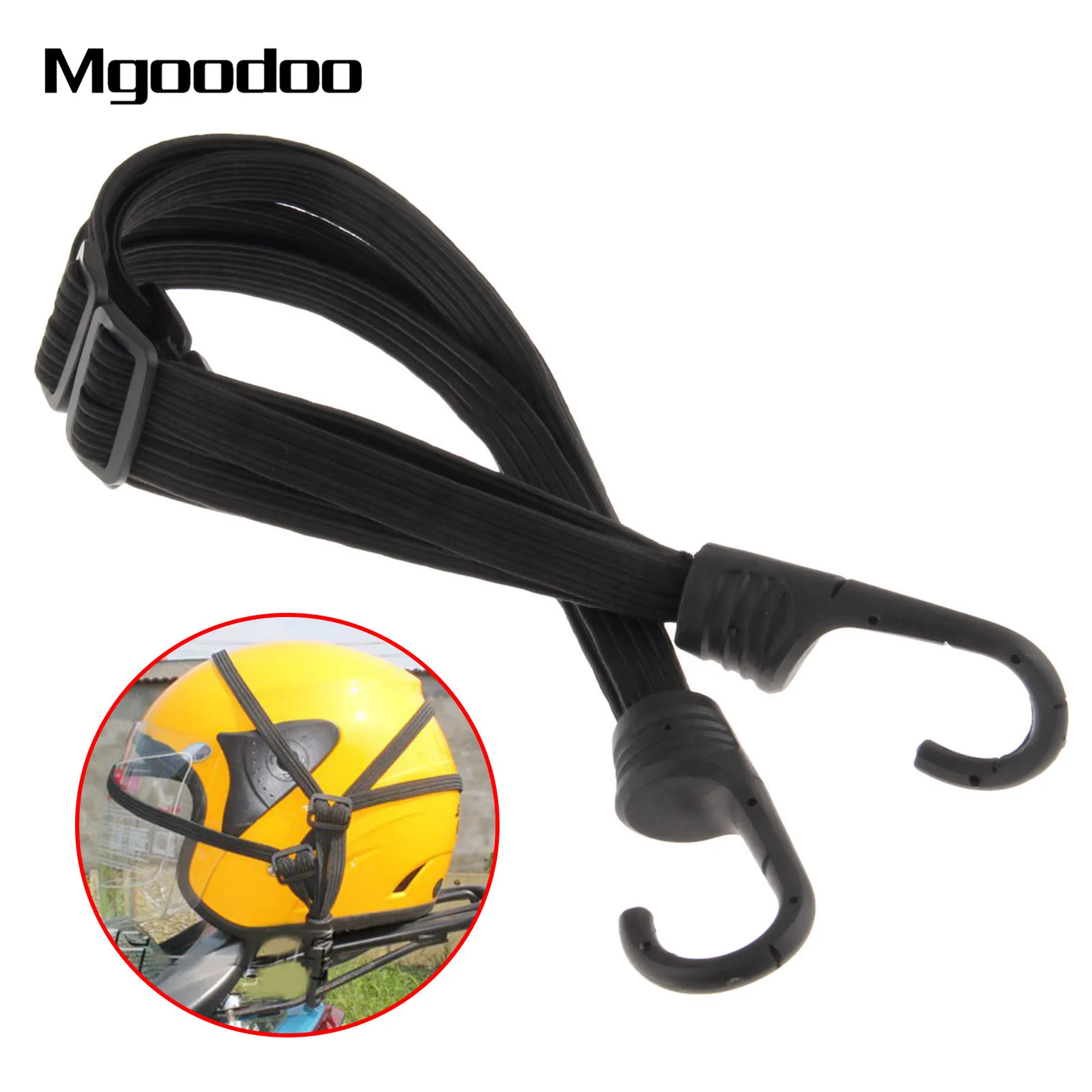 Helm sepeda motor Bagasi Tali Tali Elastis Tali Bungee Perban Helm sepeda motor Bagasi Tali Tali Elastis Tali Bungee Perban Strapping Rekaman Adjustable Tali Net Kabel W Kait Ties Belting di Motorcycle Luggage Net dari
