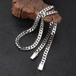 Оптовая продажа S925 Стерлинговое Серебряные ювелирные изделия Корейская версия винтажный тайский серебристый толщиной 8 мм Для мужчин и