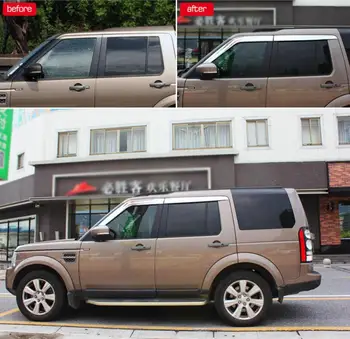 ABS Chrome plastic Window Visor Vent Shades Sun Rain Guard car accessories For Land Rover LR4 Discovery 4 2014-2016 car styling ABS Chrome plastic Window Visor Vent Shades Sun Rain Guard car accessories For Land Rover LR4 Discovery 4 2014-2016 car styling
