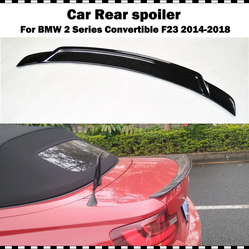 

F23 EXOT style Carbon fiber Rear trunk spoiler For BMW 2 series convertible 220i 225i M235i M240i CF styling rear spoiler wing