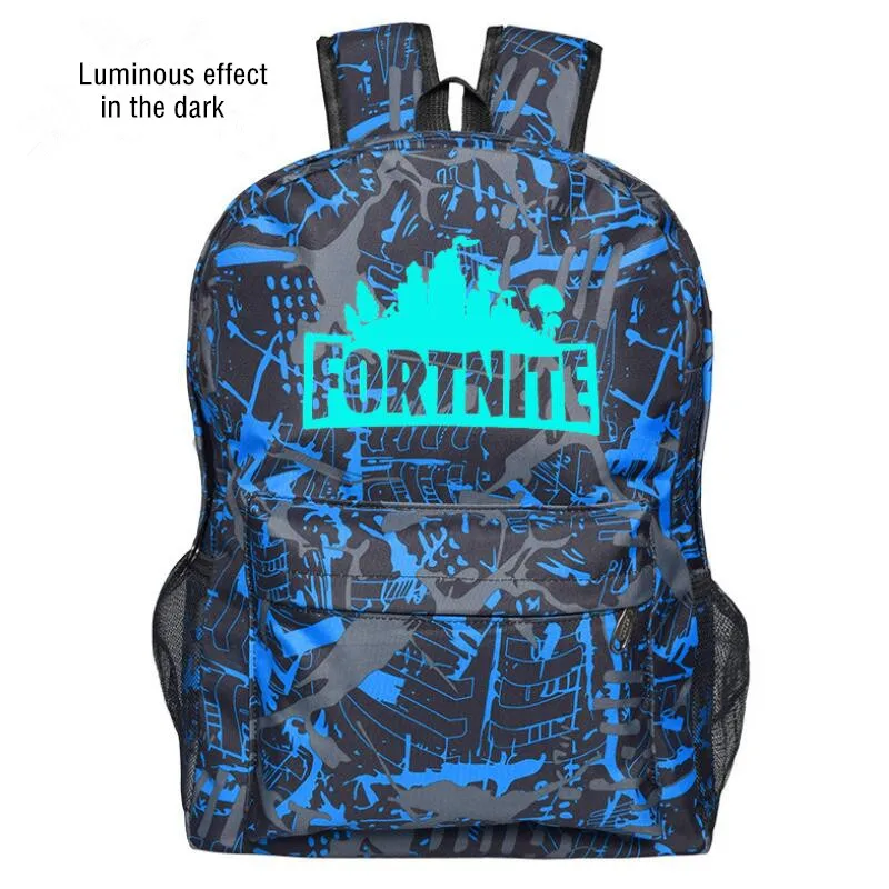 

Quality Cosplay Backpack Fashion Alone pvc Student Night Luminous Effect Fluorescence Backpack For Students Teenagers br026