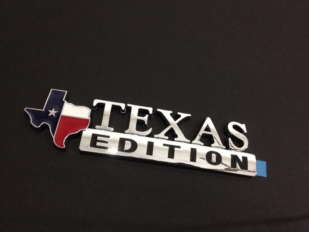 Эмблема Texas Edition эмблемы Longhorn государственный флаг Премиум Хром внедорожник