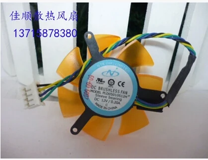 Вентилятор графической карты Zotac 8500GT 8600GT 9400GT 9500GT GT210 PLD05010S12H отверстие 4 5*4 5 см DC 12 В