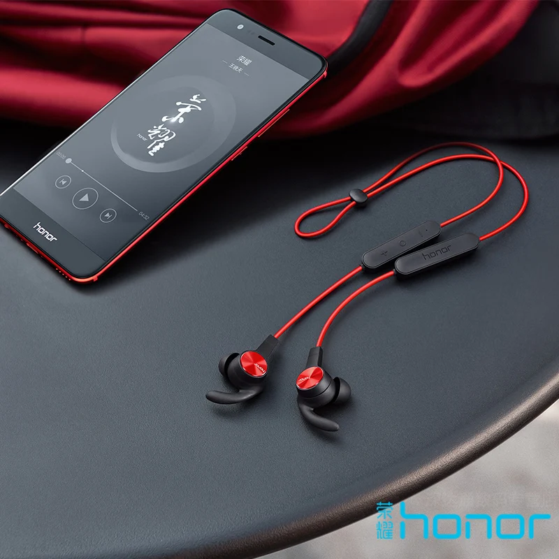 Huawei Honor xSport Bluetooth гарнитура AM61 IPX5 Водонепроницаемый BT4.1 Музыкальный Микрофон управление беспроводные наушники для Android IOS