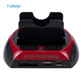 

YuBeter 2.5"/ 3.5" External Hard Disk Drive HDD Docking Station Box Hard Disk Holder Enclosure Base 2TB Dock USB3.0 IDE / SATA