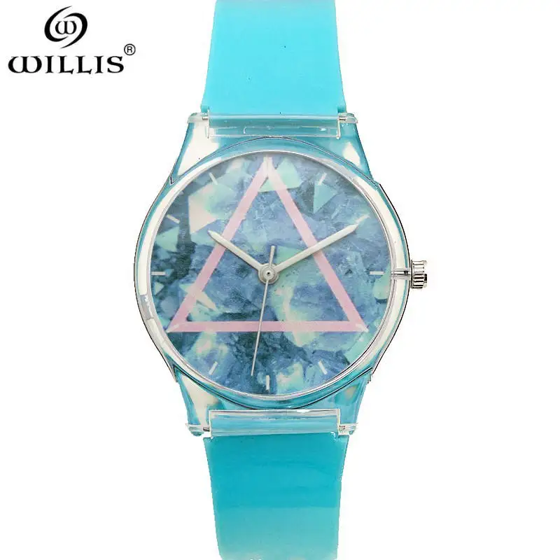 

WILLIS New Women Watches Fashion Silicone strap Quartz Wristwatches Clock waterproof Femme for Female Lady Relogio Feminino