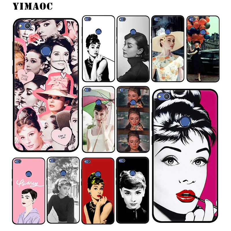 YIMAOC Audrey Hepburn Soft Case for Huawei Mate 20 10 P30 P20 Pro P10 P9 P Smart Z 2019 &amp Nova 3 3i Lite |