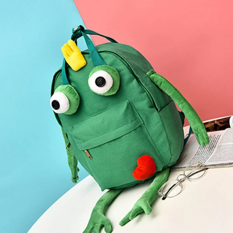 Детская игрушка школьная сумка, очаровательные Мультяшные Животные Плюшевый Рюкзак для детей на открытом воздухе Дорожная сумка