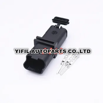 

100pcs/lot 3 Pin/Way Male FO Turn Light Plug FO Lamp Socket FCI Car Sensor Connector For Auto Truck 211PL032S0049
