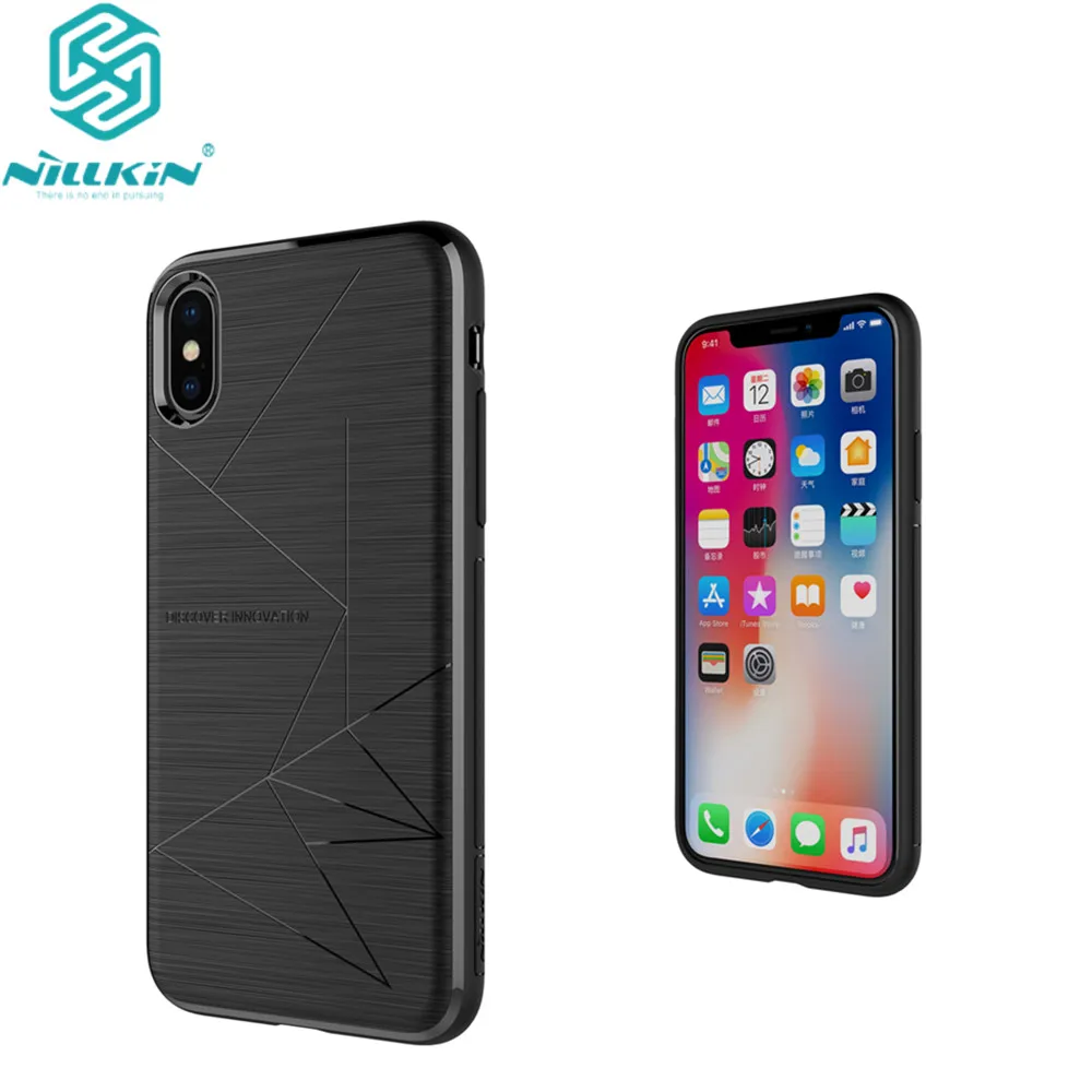 Волшебный чехол NILLKIN для Apple iPhone X QI Беспроводная зарядка приемник задняя крышка с