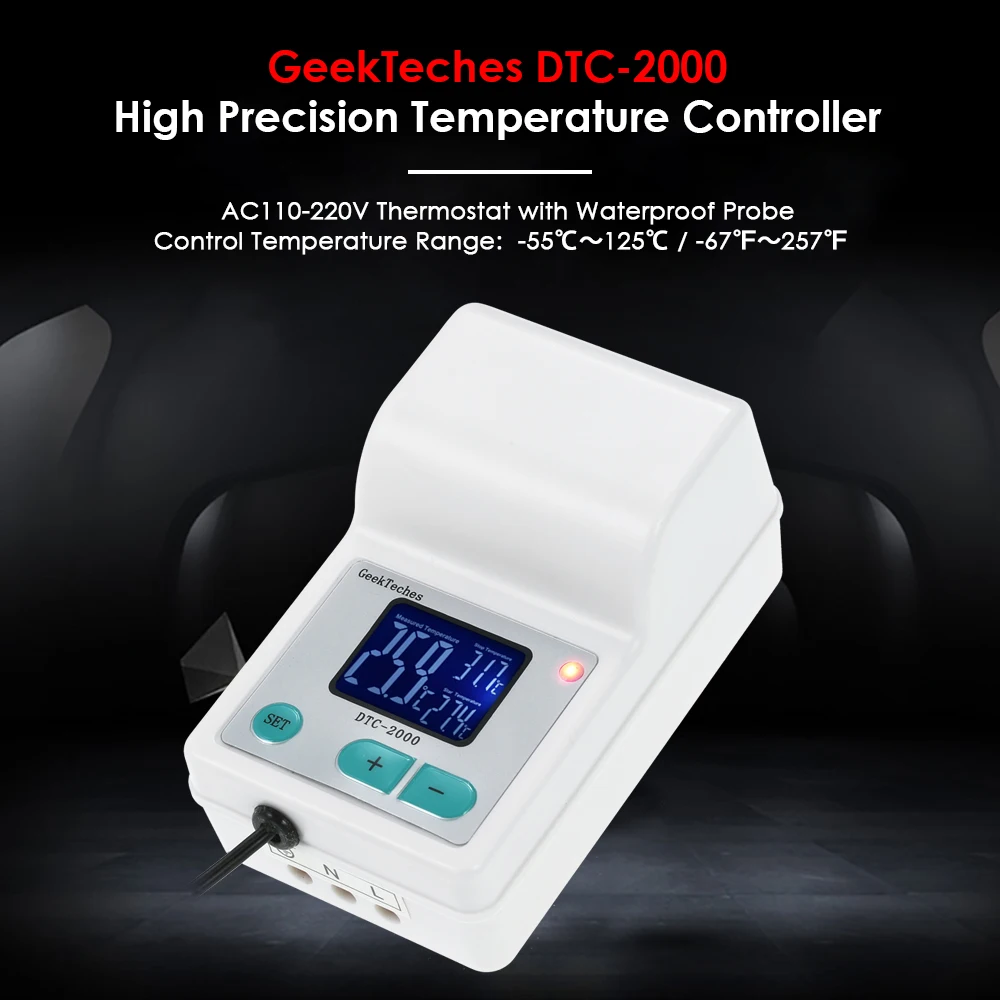 Цифровой регулятор температуры воды 10 А|temperature controller thermostat|controller thermostatdigital thermometer
