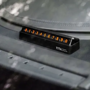 

Car Parking Card Stop Sign Telephone Number Card Plate Hidden Design for Mercedes Benz For Toyota For Jaguar For Range Rover