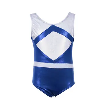 

Girls gymnastics suits high quality sleeveless color matching body suit ballet gymnastics dance dance practice clothes Girls