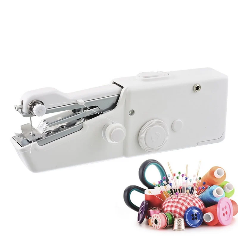 Urijk Mini Handheld Sewing Machines Stitch Cordless Electric Sewing