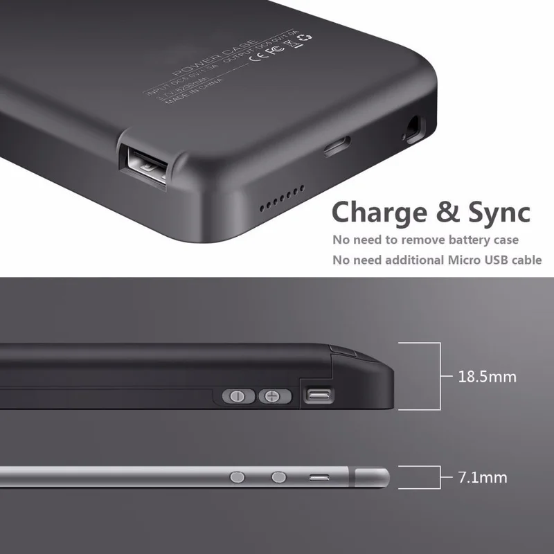 Ультратонкий внешний аккумулятор, чехол для зарядного устройства 4200 ма/ч для iPhone 5S, чехол для резервного аккумулятора, чехол для зарядного устройства для iPhone SE 5 5S 5c