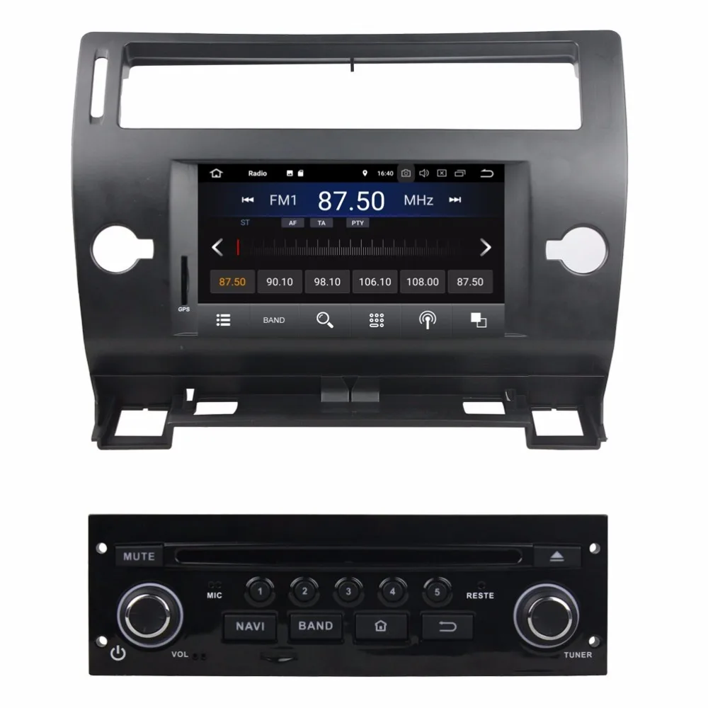 7 &quotAndroid 8 1 4 ядра автомобиля Радио DVD gps для Citroen C4 2005 2006 2007 2011 с 2 Гб Оперативная