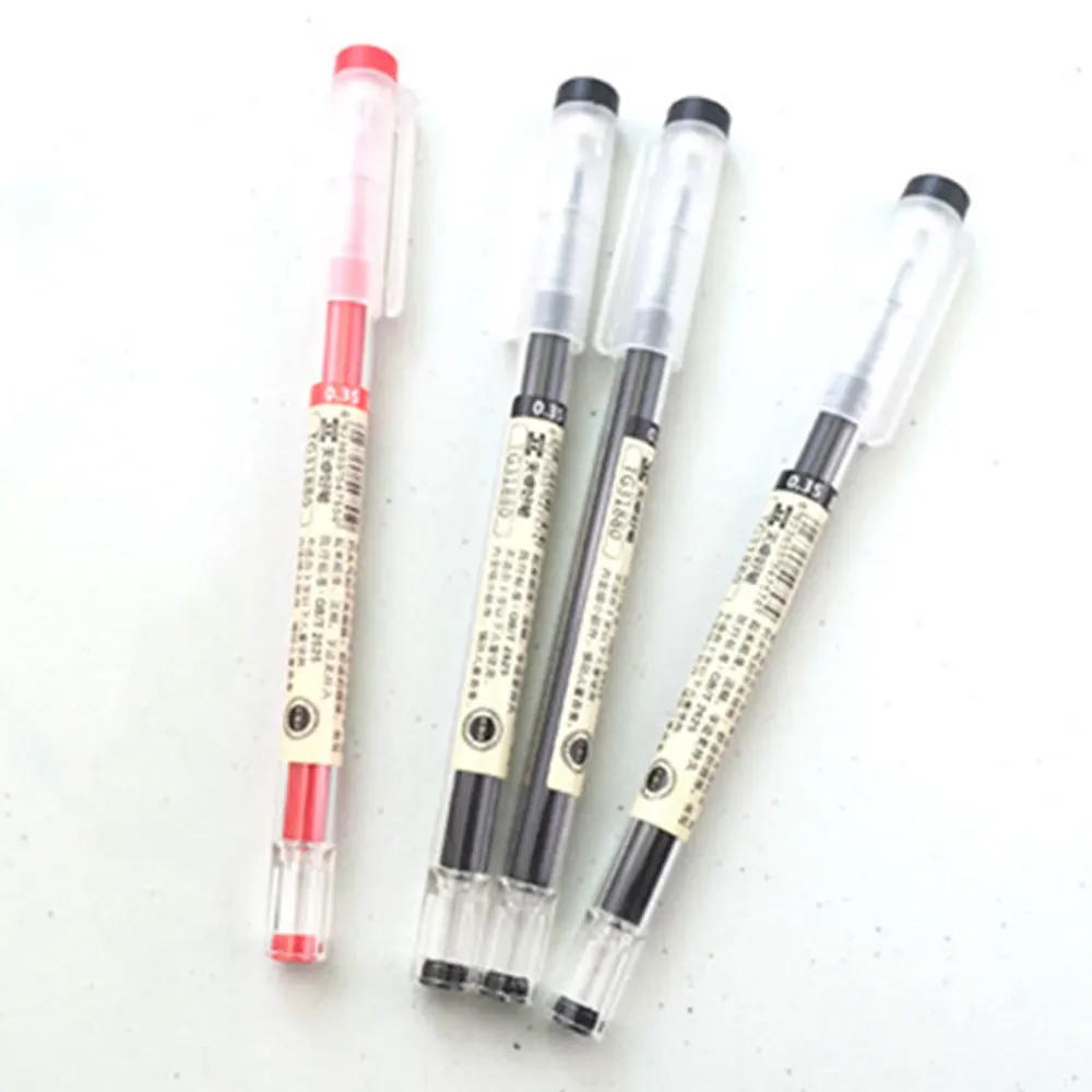 

0.35 mm Japanese Style Plastic Roller Gel Stationery Papeleria Pen Ink Marker Pen School Office Supply & Office Signature Pen