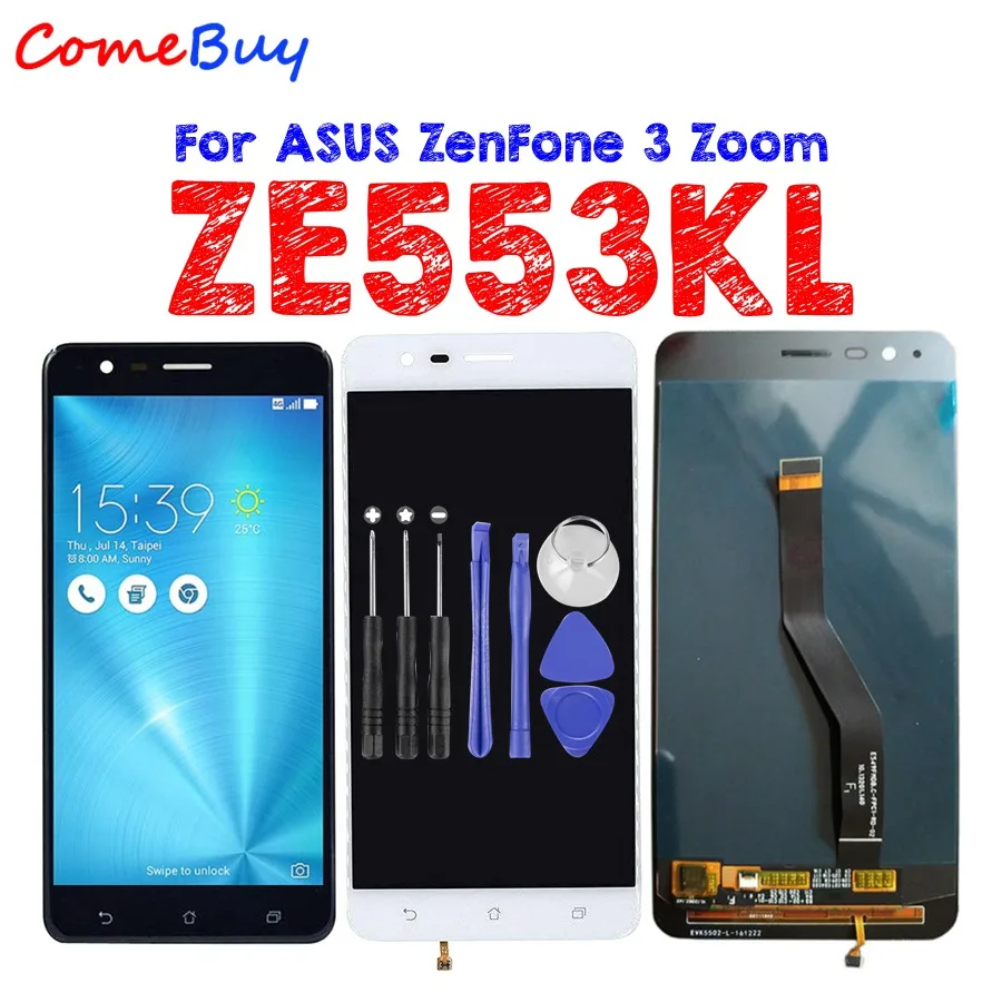 

For 5.5" Asus ZenFone ZE553KL LCD Display Touch Screen Digitizer For Asus Zenfone 3 Zoom ZE553KL LCD Z01HDA Screen Replacement