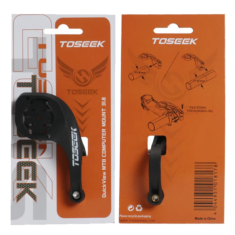 Кронштейн для компьютера дорожного велосипеда Toseek удлинитель секундомера