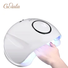 48 Вт двойной СВЕТОДИОДНЫЙ УФ Сушилка для ногтей инструменты для маникюра Гель-лак отверждения света с 10 s/30 s/60 s/99 s таймер автоматического движения