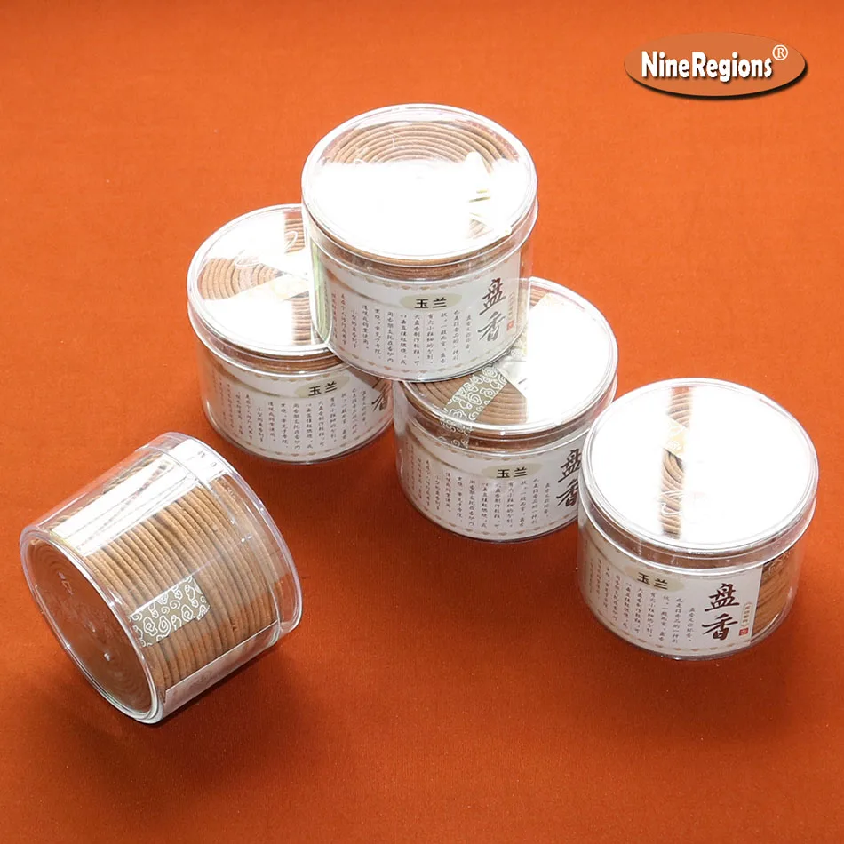 

Wholesale Incense coils Yulan Smell perfume plastic box with coil Burner 4Hrs 48coil/box natural aromatic encens home fragrance