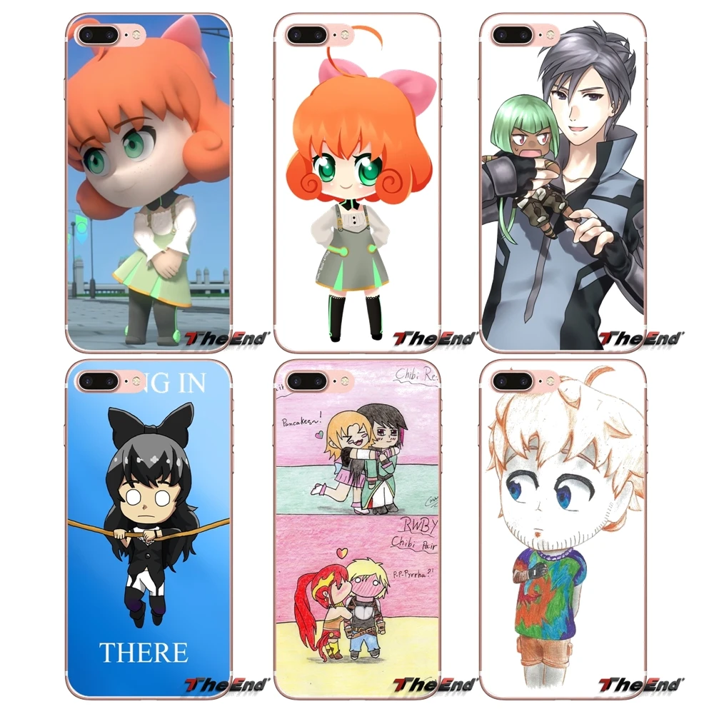 Для sony Xperia Z Z1 Z2 Z3 Z5 compact M2 M4 M5 E3 T3 XA Aqua LG G4 G5 G3 G2 Mini Cute RWBY CHIBI TPU Тонкий чехол для задней
