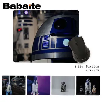 

Babaite Personalized Cool Fashion StarWars R2D2 Beautiful Anime Mouse Mat DIY Design Pattern Game No Lockedge mousepad