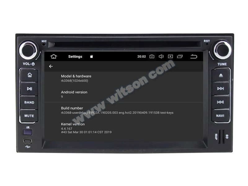 Sale WITSON Android 9.0 Octa core Car Dvd GPS Player FOR KIA CERATO/SPORTAGE/SORENTO/SPE IPS 4GB RAM 64GB ROM CAR GPS NAVIGATION 5