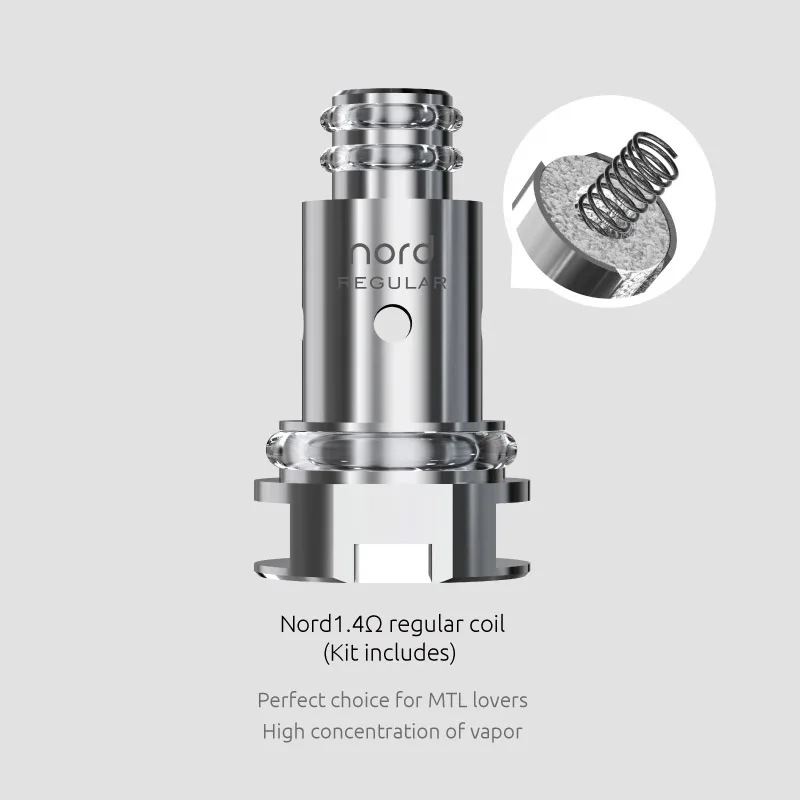 Аксессуары для электронной сигареты Vape SMOK Nord катушки nord Обычная/керамическая