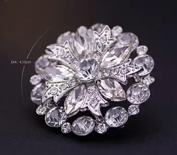 

Flower rhinestone crystal shoes clip buckle beautiful shoes decorations for lady