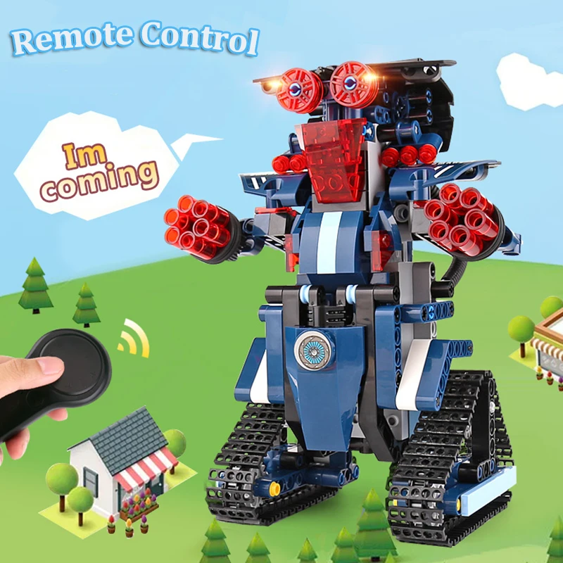 

346pcs The Robert M2 Set Remote Control Robot 13002 Model Building Blocks Bricks Educational Toys Diy Birthday Gifts For Kids