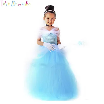 

Storybook Princess Cinderella Birthday Party Tutu Dress Yellow Red Blue Fairy Tale Snow White Tutu Dresses Halloween Costume