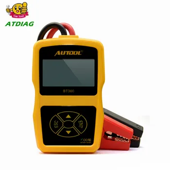 

AUTOOL BT360 12V Digital Car Battery Tester for Flooded GEL BT-360 12 Volt Automotive Battery Analyzer CCA Multi-language
