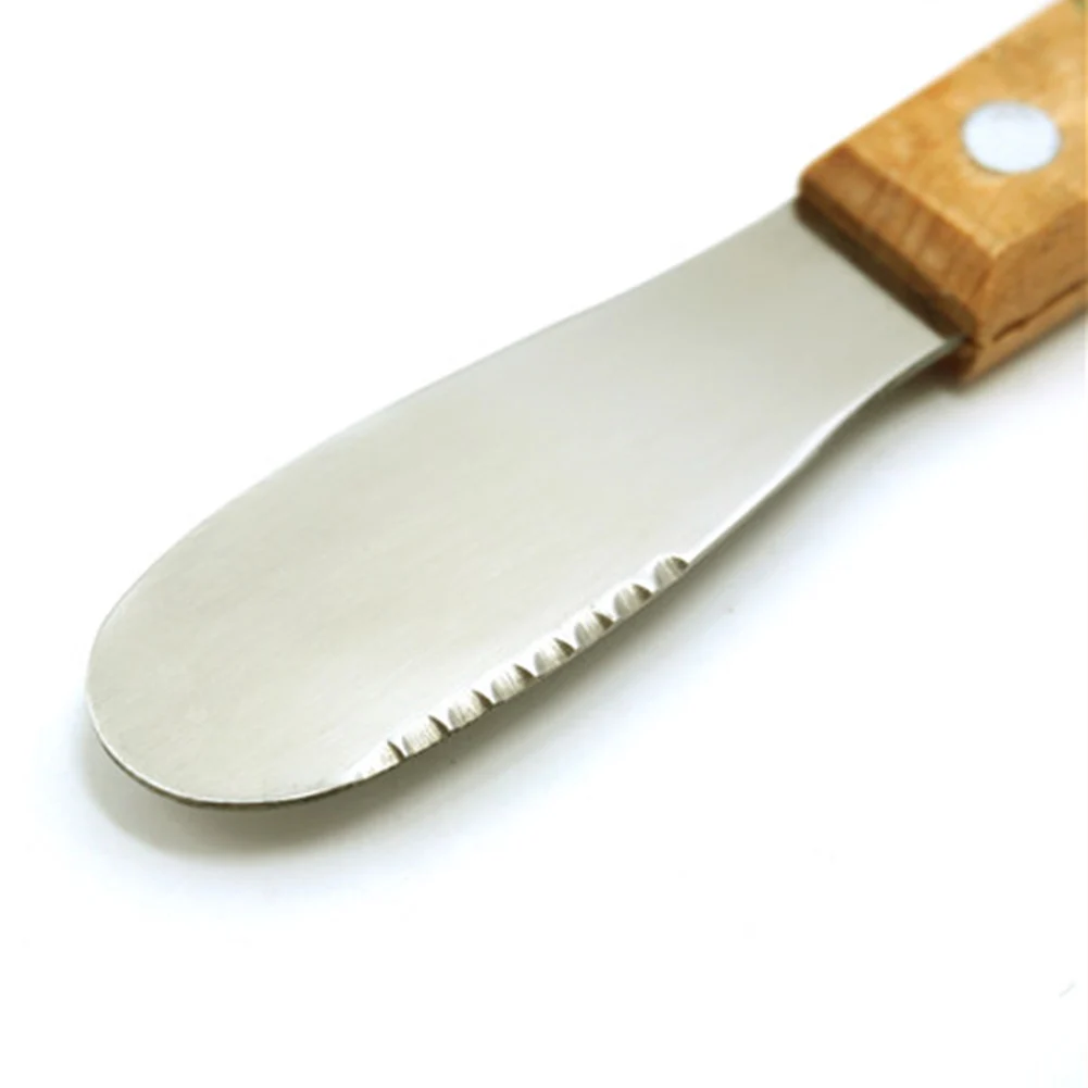 Противоскользящий нож с деревянной ручкой мини Экологически чистый легкий Восток для очистки пилообразного масла соскабливания прочный