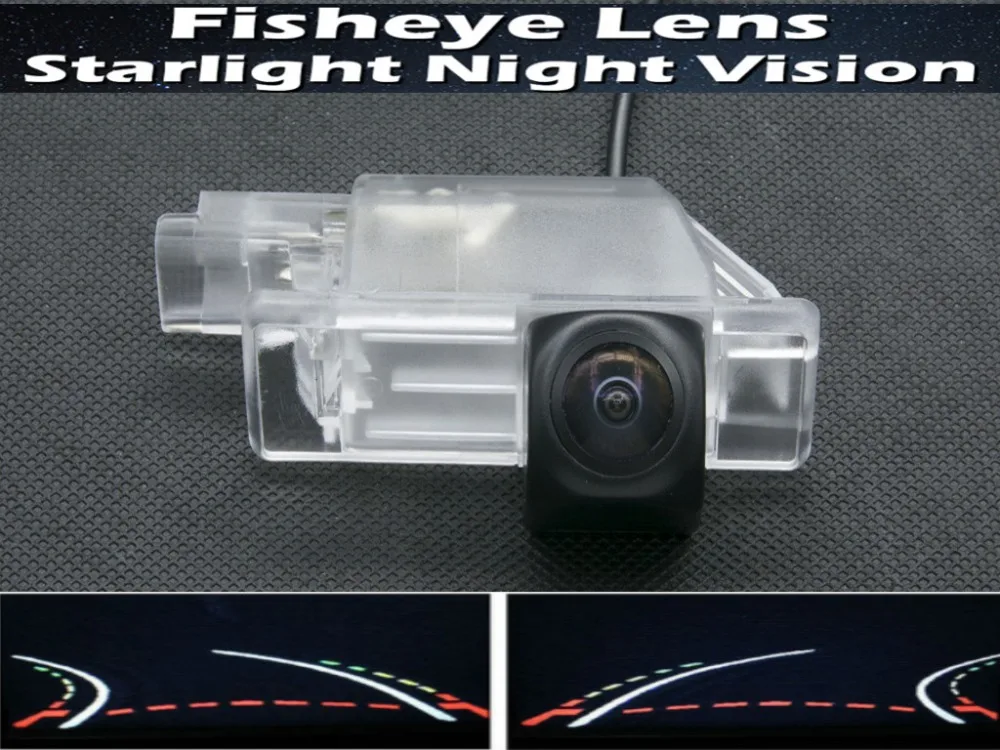 

For Peugeot 301 308 408 508 Trajectory Tracks 1080P Fisheye Lens Parking Rear view Camera Waterproof Reverse Backup Camera