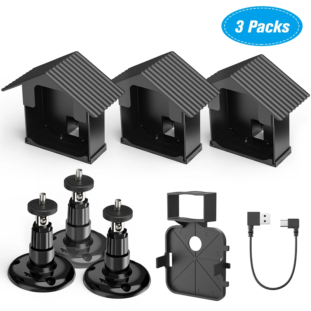 

Wall Mount Bracket Kit for Blink XT Camera Weatherproof 360 Degree Protective Adjustable Anti Glare UV Camera Security System