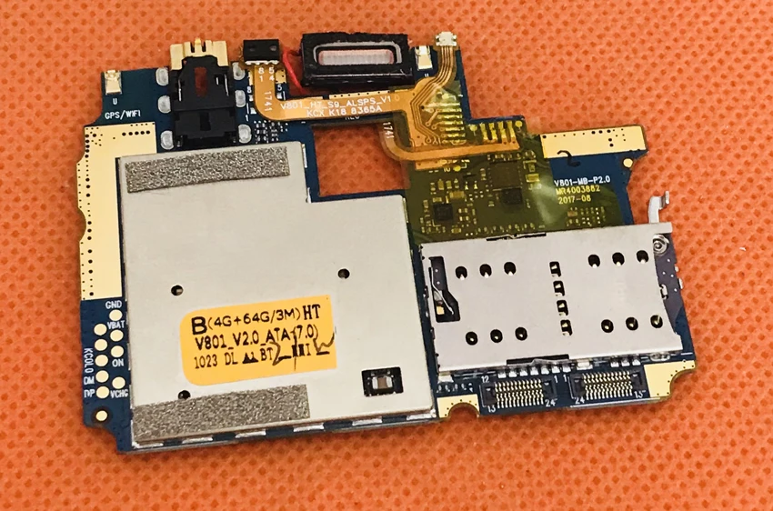  Used Original mainboard 4G RAM+64G ROM Motherboard for HOMTOM S9 Plus MTK6750T Octa 5.99