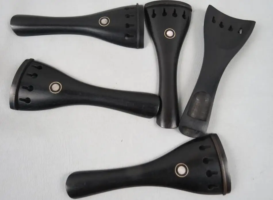 

5pcs Ebony violin tailpieces 4/4,Paris eye ornament