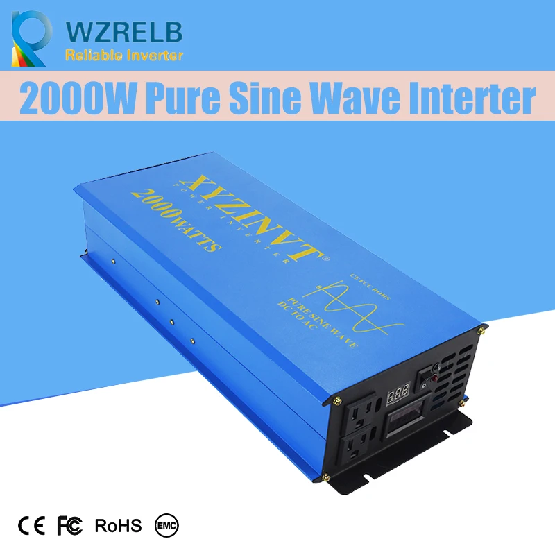 

Reliable Pure Sine Wave Inverter UPS and charging function 2000W outdoor home frequency inverter with charger