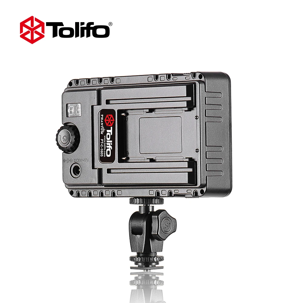 Tolifo PT 160S 160 LED видео свет 1200LM 5600 K/3200 K с регулируемой яркостью двумя фильтрами для
