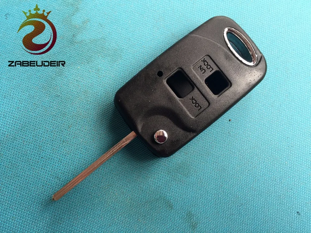

1pcs of new replacement key shell blade For Lexus IS200 LS400 RX300 GS300 CONVERSION Flip Remote Key Fob Case 2 Button no logo