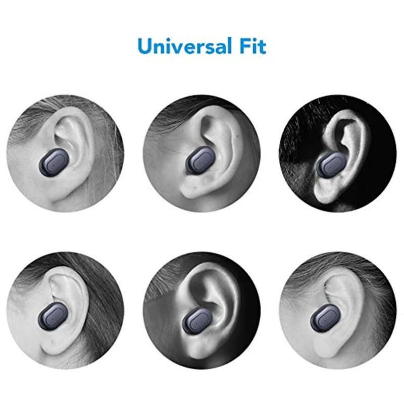 Mini Twins Bluetooth Headset Invisible In-Ear Earphones with Built-in Mic and Magnetic Charging Case for iPhone Android Samsung iPad (4)