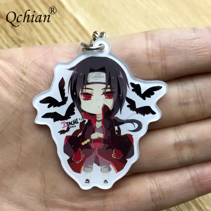 

Naruto Acrylic keychain Kakashi Gaara Sasuke Akatsuki Members Itachi Pendants Keyring Cosplay surrounding gift Llavero Chaveiro