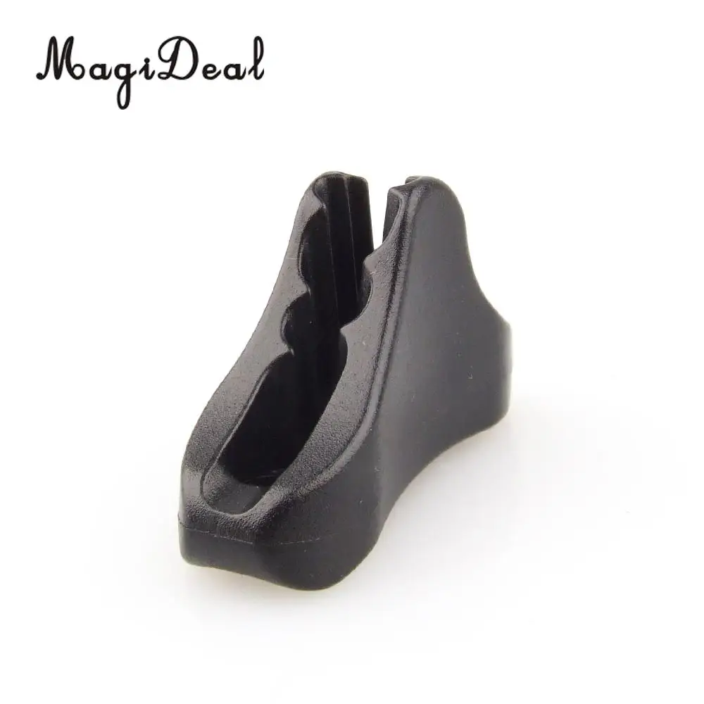 Outdoor 10Pcs Black Plastic Camping Tent Guyline Runners Cord Rope Tensioners S/L for Car Field Tents Sleeping Bags Backpacks
