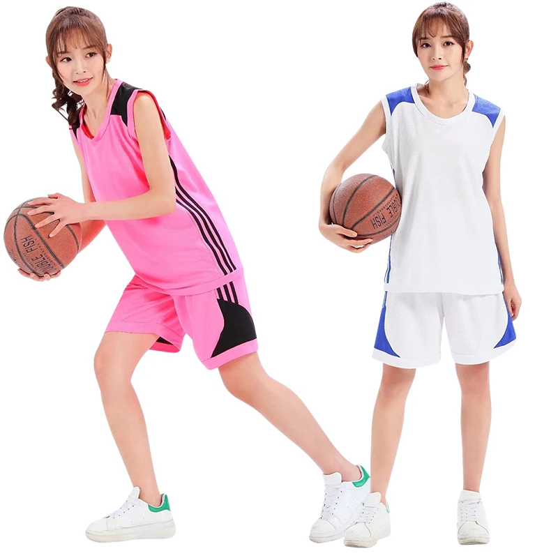Buy Custom DIY female Basketball Jerseys Sets Uniforms kits Sports clothing
