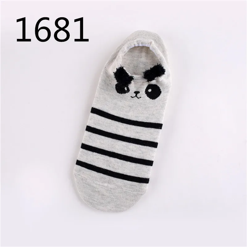 Носки женские повседневные из хлопка в полоску с 3D принтом|animal cotton socks|socks femalecotton